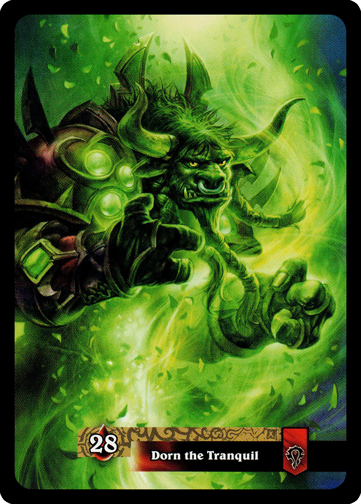 Dorn the Tranquil 背面